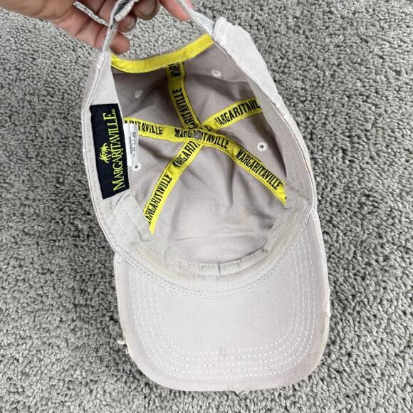 Margaritaville Hat Cap Strap Back Mens One Size Tan Five O'Clock Somewhere - Picture 9 of 11